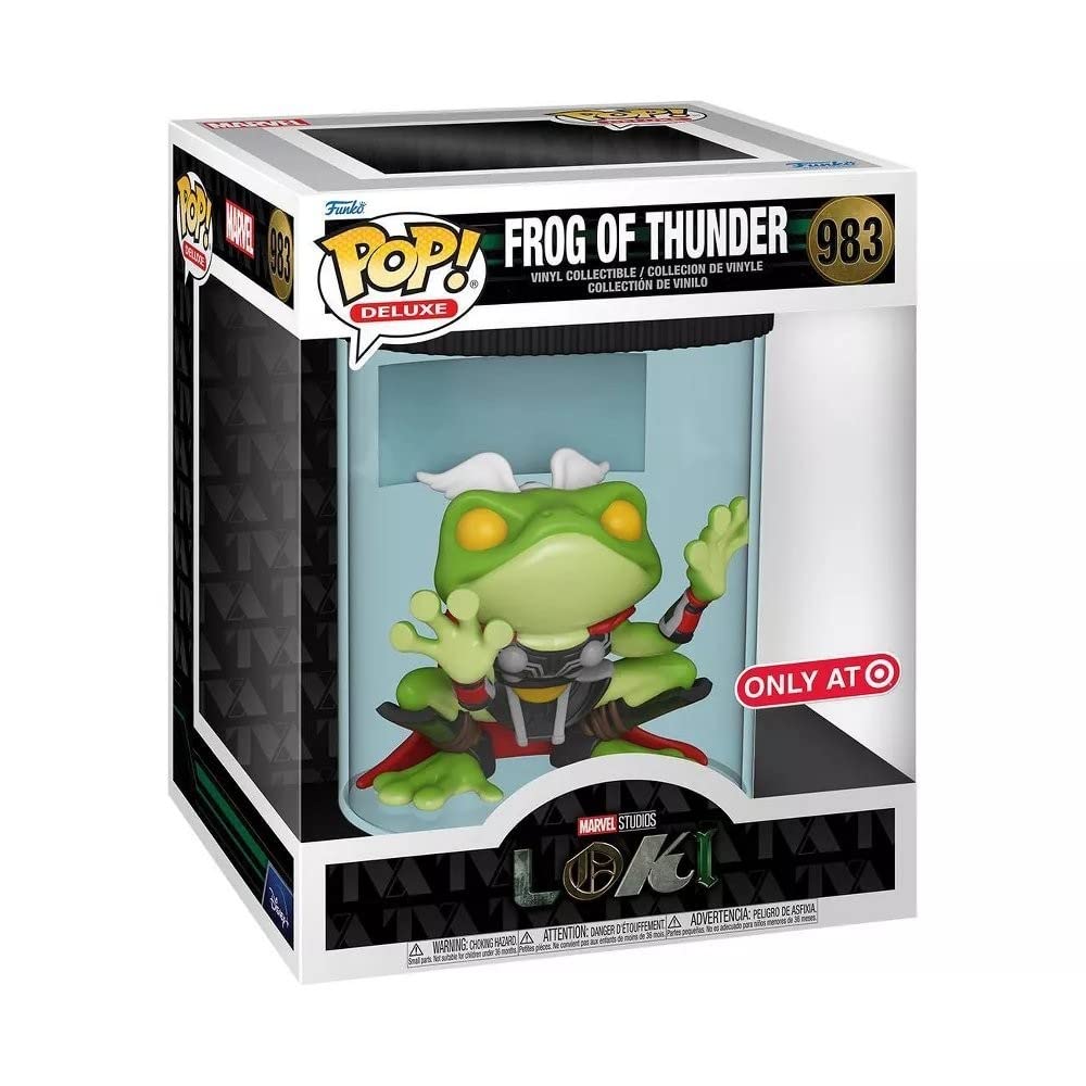 Funko POP! Deluxe Loki Frog of Thunder Vinyl Figure - Limited Edition Green Collectible - Model 55930