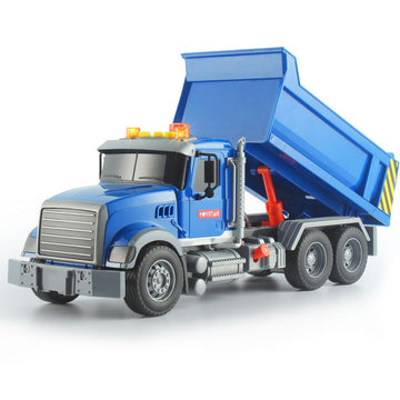 Wenbeier Dump Truck Toy For Kids 15'' Large Toddler Trucks Toys Big Heavy Trucks With Lights And Sounds Kids Car Toys For Boys A