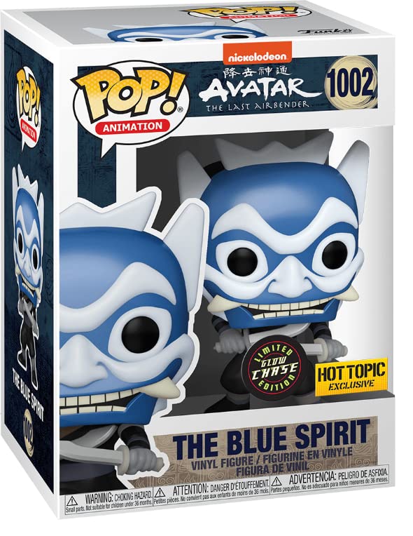 Funko Avatar: The Last Airbender - Zuko Blue Spirit Chase Pop! Exclusive Vinyl Figure (Includes Compatible Pop Box Protector Case)…