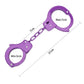 HUALIXUAN Metal Toy Handcuffs for Kids, Purple, 1cm, Model V001