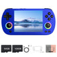 HANHIBR RG40XX H Retro Handheld Game Console, 64G+128G, 4.0" IPS Screen, Blue, Portable Gaming with 10000+ Built-in Games