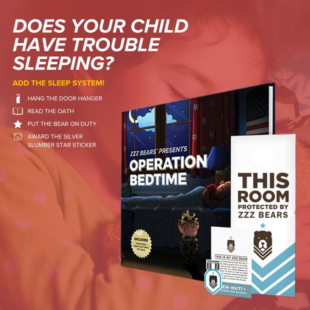 ZZZ Bears Personalized Firefighter Teddy Bear, Thoughtful Gift for Firefighters, Spouses & Kids