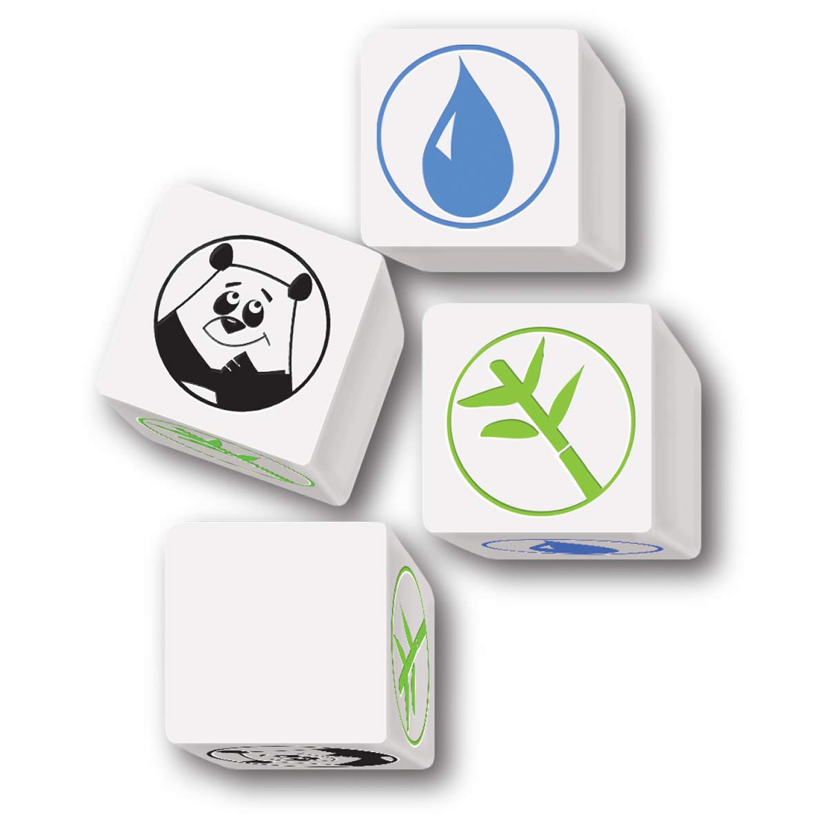 Ultra Pro Pass The Pandas Dice Rolling Game - Family-Friendly, Fast-Paced Fun, Multicolor, Model PLE18400