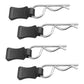 HobbyPark 50pcs Universal RC Car Body Clips w/Pull Tabs R Pins for 1/10 Scale Traxxas Arrma Axial Losi & 1/8 Redcat HPI HSP Exce