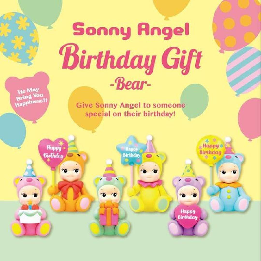 Sonny Angel Mini Figure - 2021 Birthday Gift Bear Series, Assorted Sealed Blind Box, Original Collectible