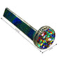 J Devlin Kal 106 Green Stained Glass Kaleidoscope With Two Wheels Gift For Dad Father'S Day