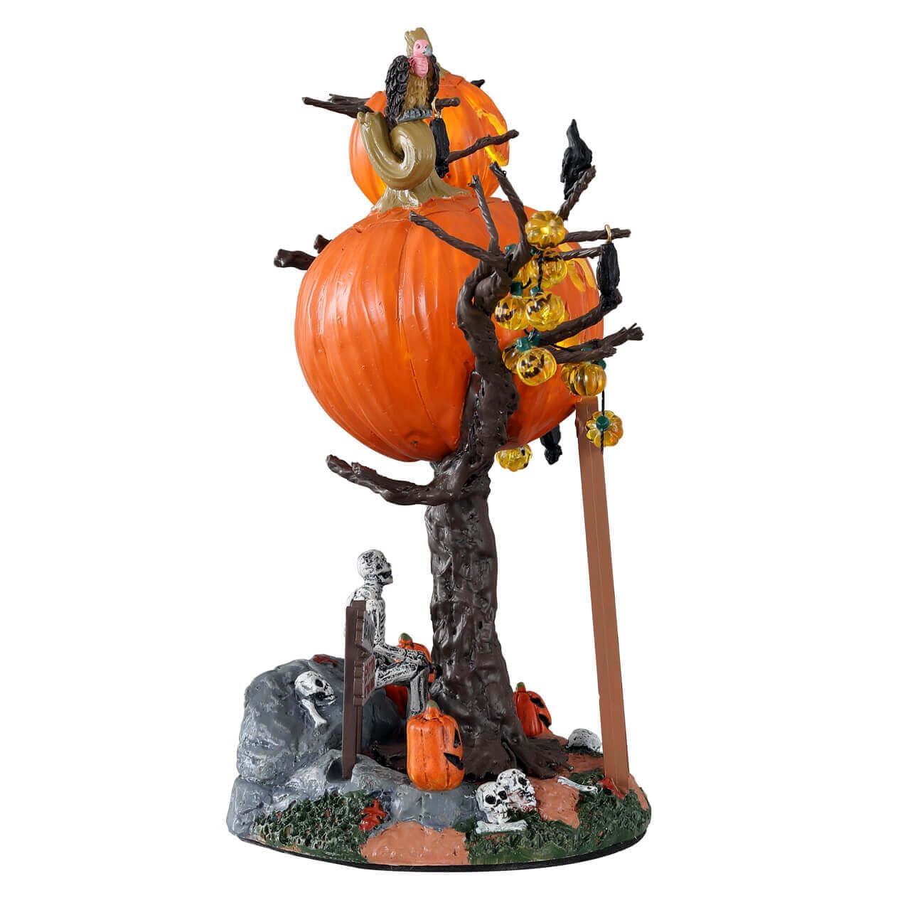 Lemax Spooky Town Pumpkin Tree House Battery Operated # 14856