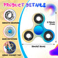 Fidget Spinner 2 Pack, Stress Reduction And Anxiety Relief Hand Spinner Ultra Stainless Steel Bearing, Best Autism Finger Spinne