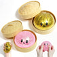 2 PCS 3.2 Glitter Dumpling Squishy Toy Set, Gel-Filled Squishy Toys with Beads,Big Sparkling Stress Relief Sensory, Cute Slow-Ri