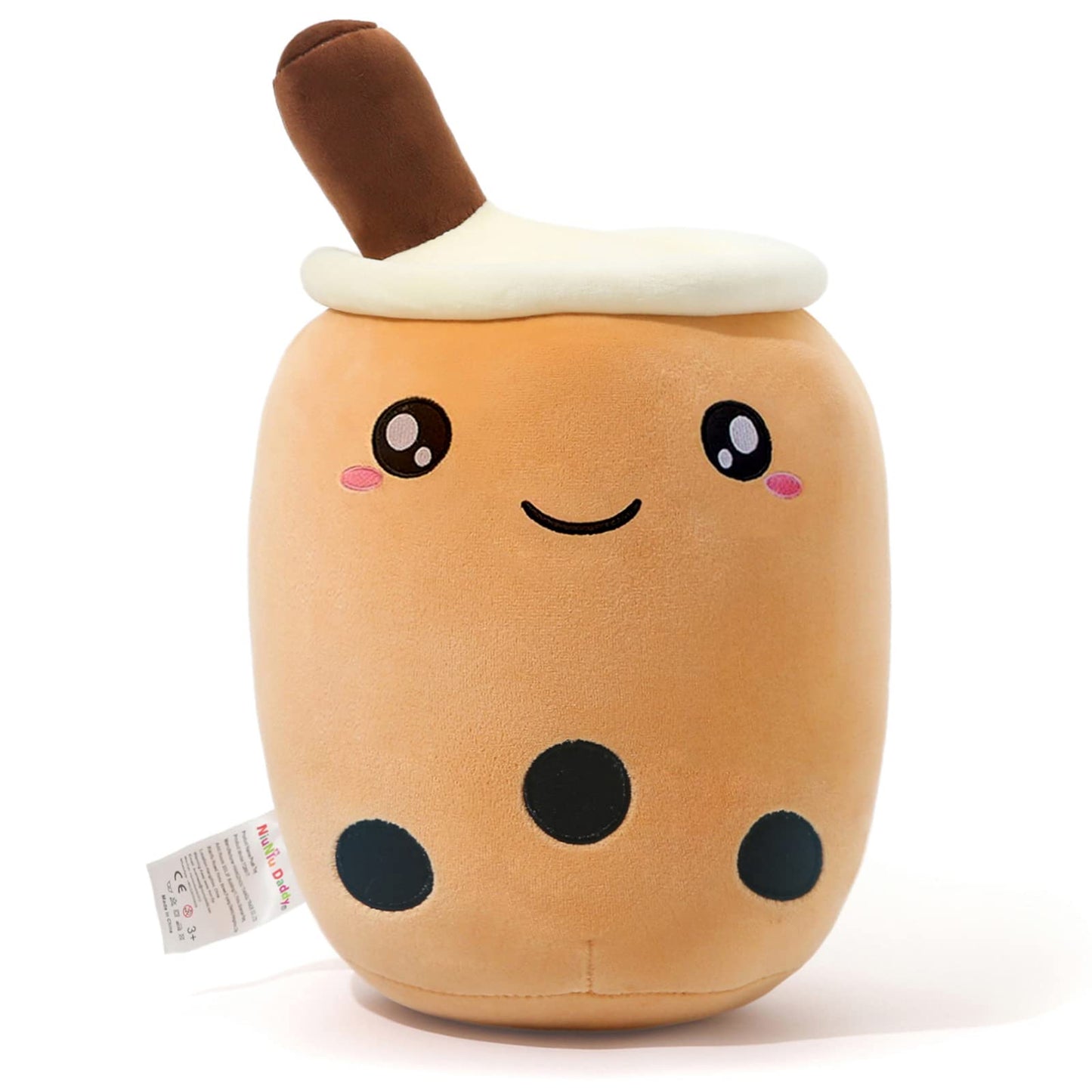 Niuniu Daddy Boba Plush 9.4In Mini Kawaii Plushies Bubble Tea Cute Squishy Pillow Soft Small Milk Tea Stuffed Animal For Kids/Gi