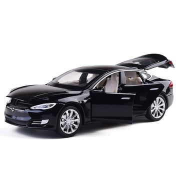 Toy Car Model S Alloy Model Cars Pull Back Vehicles 1/32 Scale Car Toys for Toddlers Kids (Black)