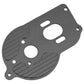 Vgoohobby Metal Motor Mount Plate Fixed Bracket Compatible with Losi 1/18 Mini-T 2.0 2WD Stadium RC Truck Hop-Up Parts (Black)