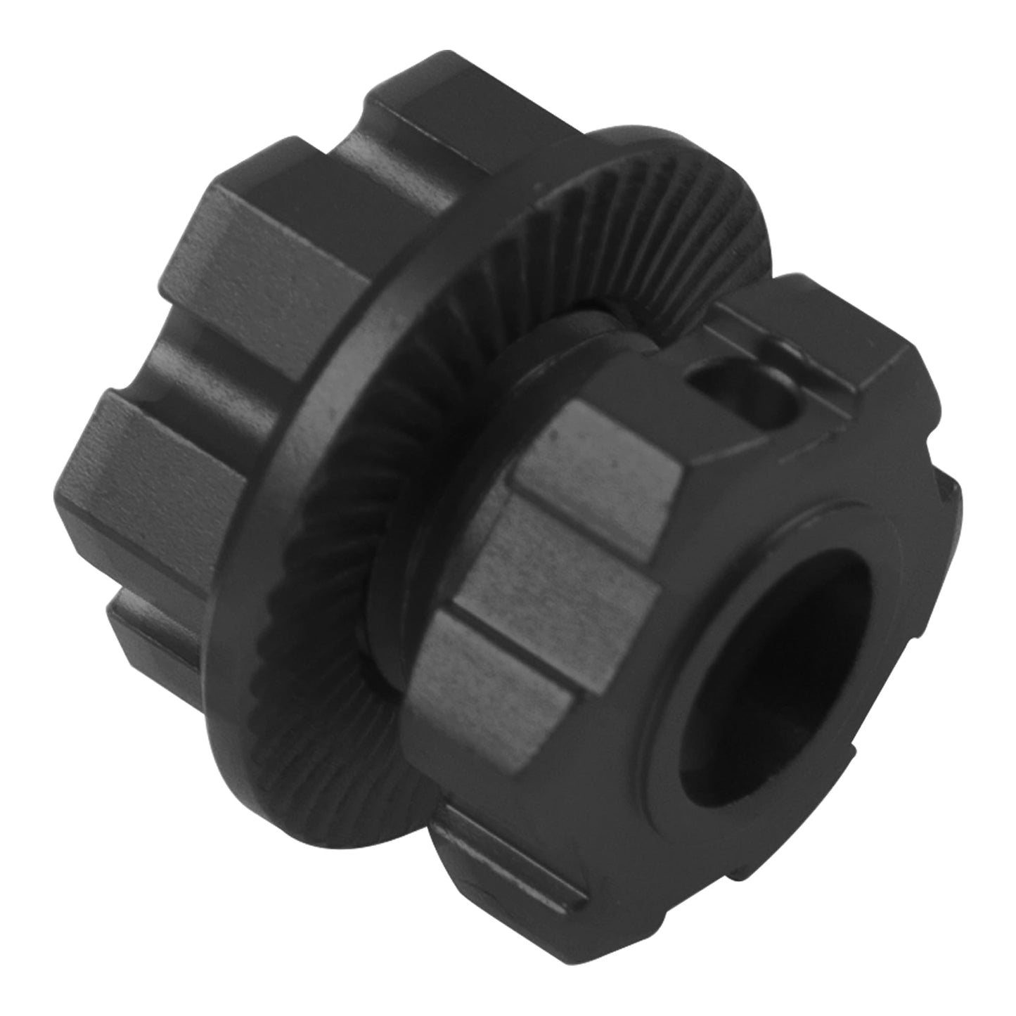 Vgoohobby Aluminum 17mm Splined Wheel Hubs Adapter & Nuts #8654 Compatible with Traxxas 1/10 E-Revo 2.0 Maxx & 1/8 Sledge RC Car