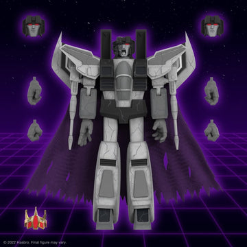 Super7 Transformers King Starscream (Fallen) - Ultimates! 7 In Action Figure