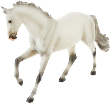 Breyer Traditional Series Catch Me Model Horse | 13' X 11.25' | Horse Toy | 1:9 Scale | Model #1806,White, Grey