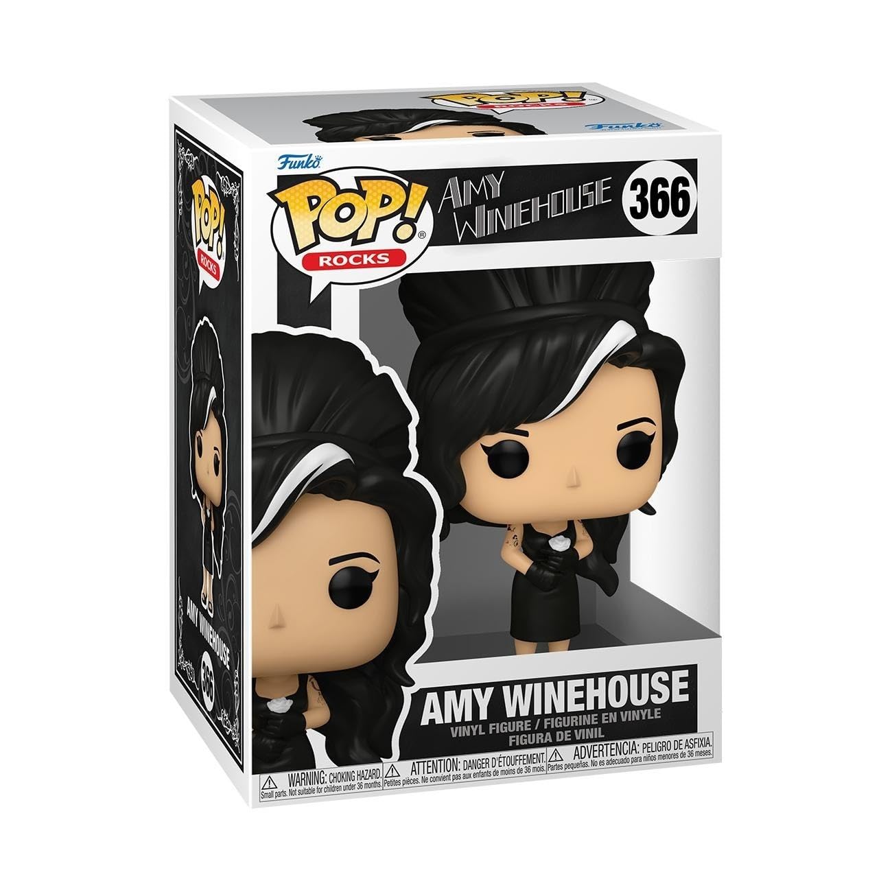 Funko POP! Vinyl Figure - Amy Winehouse - Back to Black - Medium - Multicolor - Model 70596 - Collectable for Music Fans and Collectors
