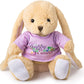 Oukiwi Easter Bunny Rabbit Stuffed Animal Plush Toy 10 Inches Best Gifts For Babies Kids Boys Girls (Purple)