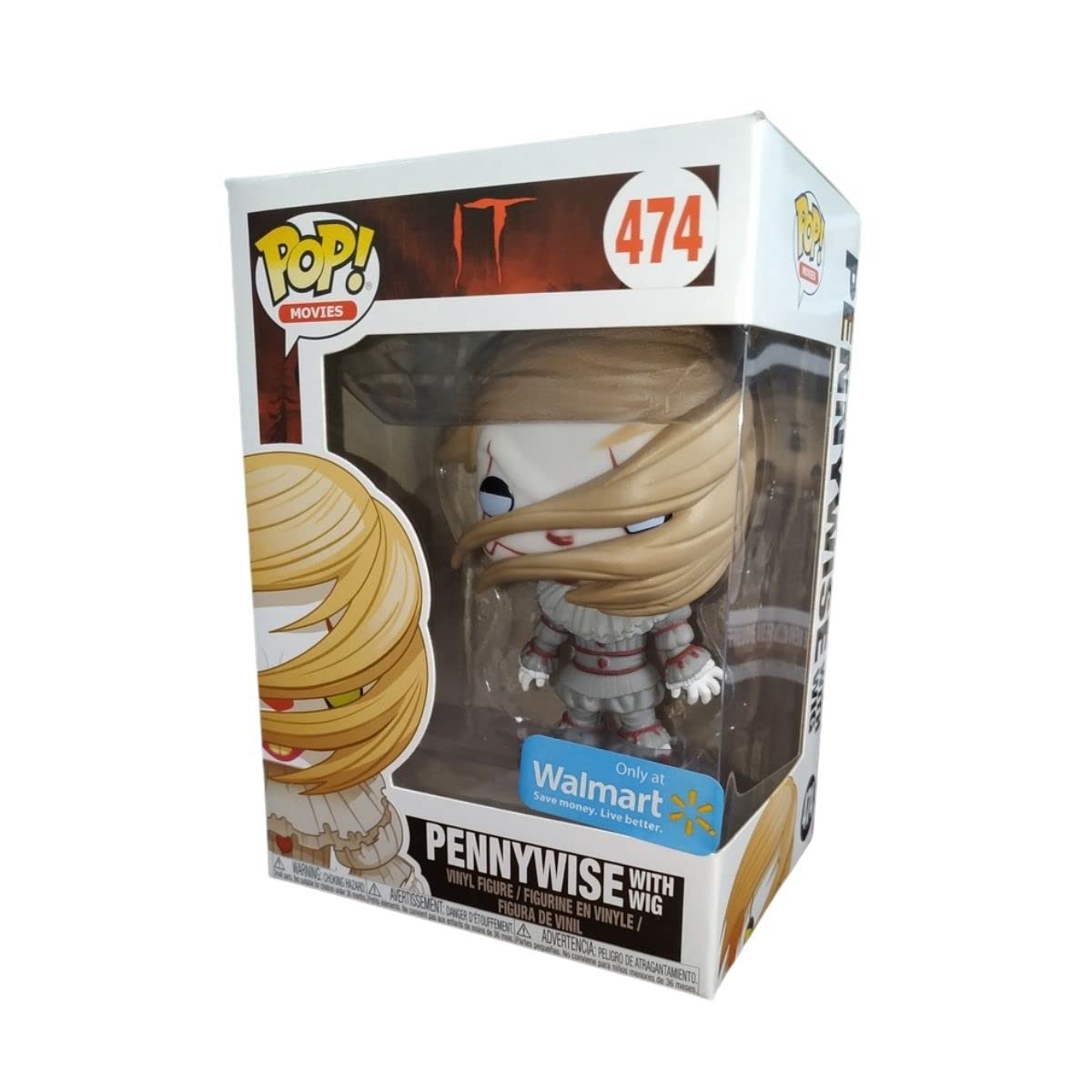 Pop Funko Pennywise With Wig