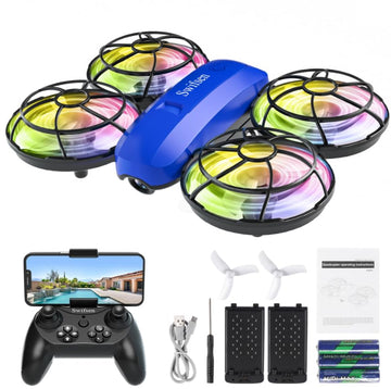 Swifsen Drone With Camera For Kids And Beginner,Birthday Gift Toy For Boys And Girl,Indoor Quadcopter Plane For Boy,Small Helico