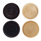 We Games Wooden Checkers Pieces Only (2 Inch), Checker Board Game & Backgammon Pieces, 24 Brown And Natural Stained Stackable Ridges With A Drawstring Storage Bag, Replacement Game Piece
