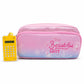 Siya Kids Stationery Gift Set With Mini Calculator Keychain & Maze Puzzle Game, Glitter Pencil Case For Girls & Students, Cute S