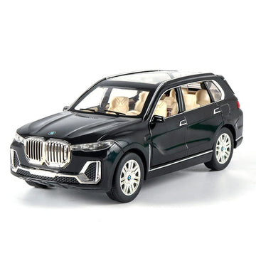 Adlon Car 4 Wheel Drive Metal Car Pull Back with Open Doors, Engine Cover, Front and Rear Light & Music Great Gift for Boys and
