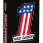 Harley-Davidson #1 RWB Logo Standard Size enhanced Playing Card Deck 638D