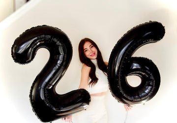 60 Balloon Number, Black Number 60Th Birthday Balloons 40 Inch, 60 Years Old Black Birthday Decorations For Men Women, 60Th Anni