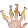 Mcphee Accoutrements Archie Soft Vinyl Finger Meerkats Finger Puppets