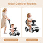 OLAKIDS Push Car for Toddlers  3 in 1 Licensed Landrover Baby Ride on Toy with Parent Control Handle Safe Guardrails  Kids Sliding Walker with Under Seat Storage Horn for Boys Girls (White)