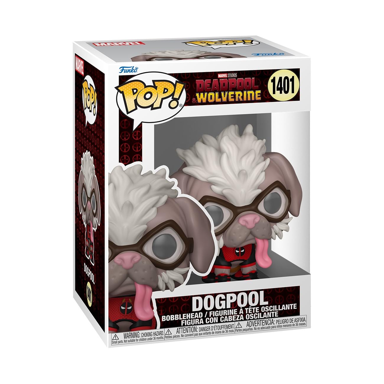 Funko Pop! Marvel: Deadpool & Wolverine - Dogpool - Collectable Vinyl Figure - Gift Idea - Official Merchandise - For Kids & Adults - Movies Fans - Model Figure For Collectors And Display