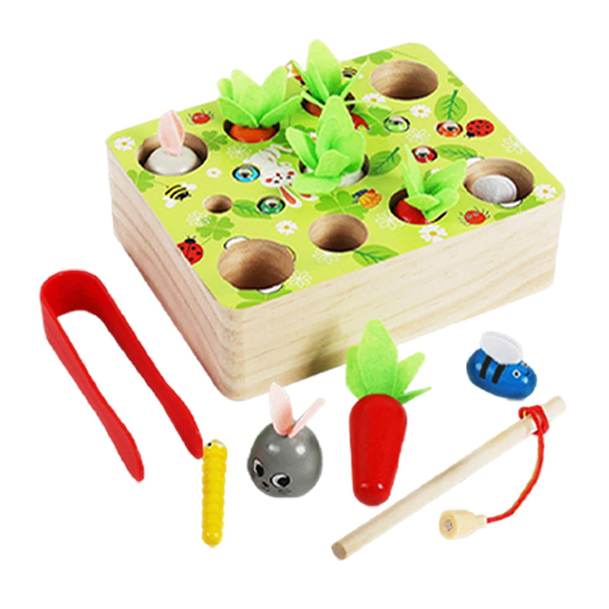 Enakshi Montessori Pulling Radish Toys Parent Child Interactive For Boys Girls Gifts 17Cmx13Cmx5.5Cm|Toys & Hobbies | Educationa