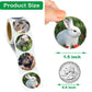 Hohamn Farm Animal Stickers Roll for Kids 600Pcs Round Farm Animals Label Stickers for Boys Girls Birthday Party Favors Gifts De