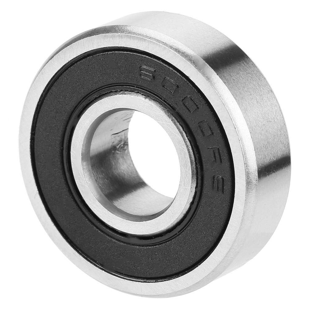 Skateboard Bearings, Rubber Bearings, 60002RS 10mm*26mm*8mm DeepGroove for Inline Skates Skateboards