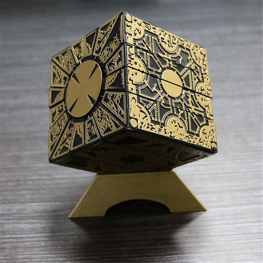 Suizu Detachable Hellraiser Puzzle Box, Hellraiser Puzzle Box Functional, Deformation Detachable Lock Puzzle Box. With Base (Standard)