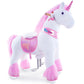 Ponycycle Ride On Horse Pink Unicorn Toy Classic Model U Plush Walking Animal Size 4 For Age 4-8 Ux402
