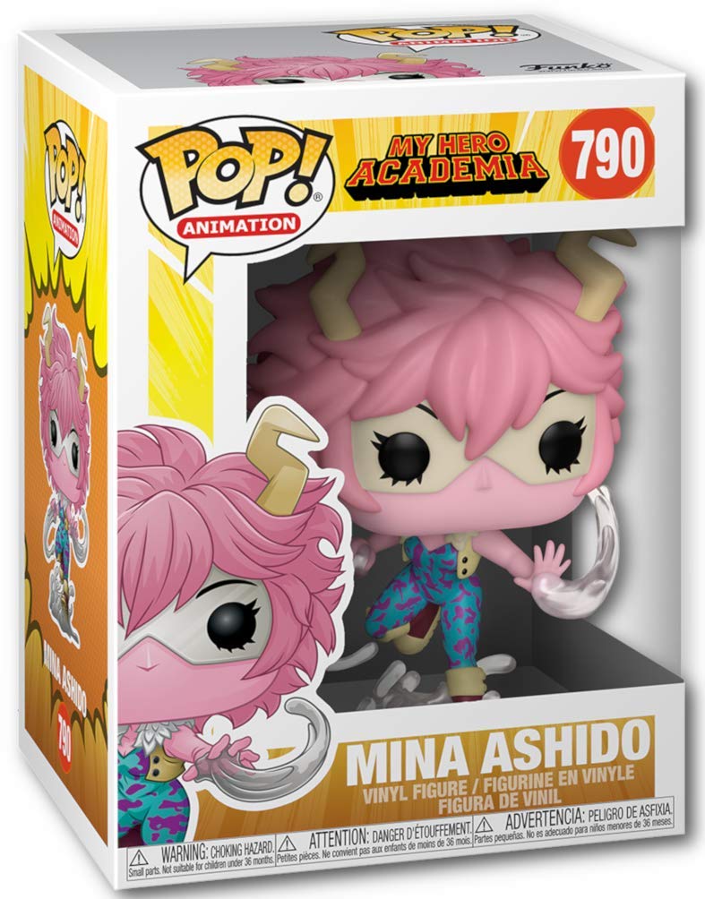 Funko Pop My Hero Academia - Mina Ashido Pop! Vinyl Figure (Bundled With Compatible Pop Box Protector Case), Multicolor, 3.75 Inches