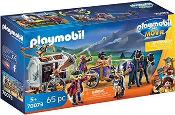 Playmobil The Movie Charlie With Prison Wagon, Multicolor, Model:70073