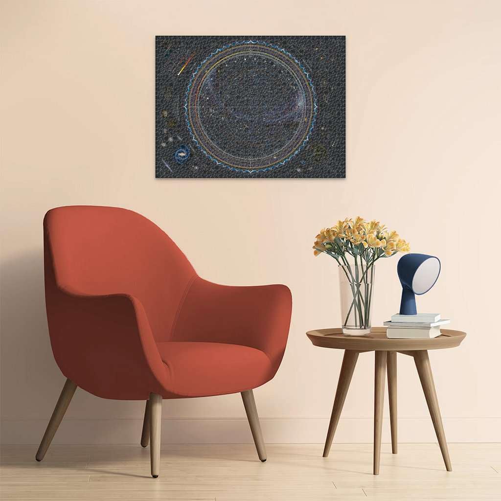 Ravensburger 1500 Piece Jigsaw Puzzle - Map of The Universe, Multicolor, 31x24 inches, Cardboard Material, Stunning Imagery for Adults