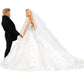 Barwa Wedding Set White Wedding Dress With Veil And Formal Suit Outfit For Boy & Girl Dolls