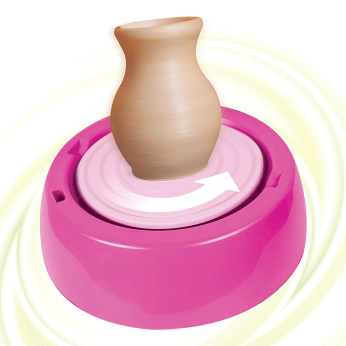 Abyz Pottery Wheel Kit, Painting Kit Playset For Beginners With Modeling Clay, Sculpting Clay & Tools, Arts & Crafts Kids, Age 8