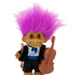 My Lucky Symphony Musician Troll W/Tuxedo & Cello - Fushia Hair
