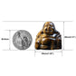 Ywg Stone Yellow Tiger Eye Healing Crystal Gemstone Carved Laughing Happy Buddha Feng Shui Figurines Wealth And Good Luck 1.5''