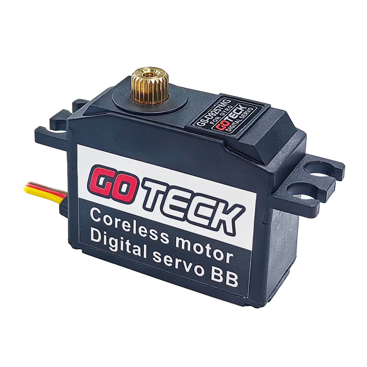 GOTECK 2PCS D9257MG 25g Full Metal Gear Digital Servo,for Trex 450 500 RC Helicopter Airplane Fixed-Wing