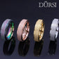 DURSI Spinner Ring for Women Mood Ring for Kids Fashion Stainless Steel Fidget Ring for Anxiety Sand Blast Finish (Chameleon 6mm