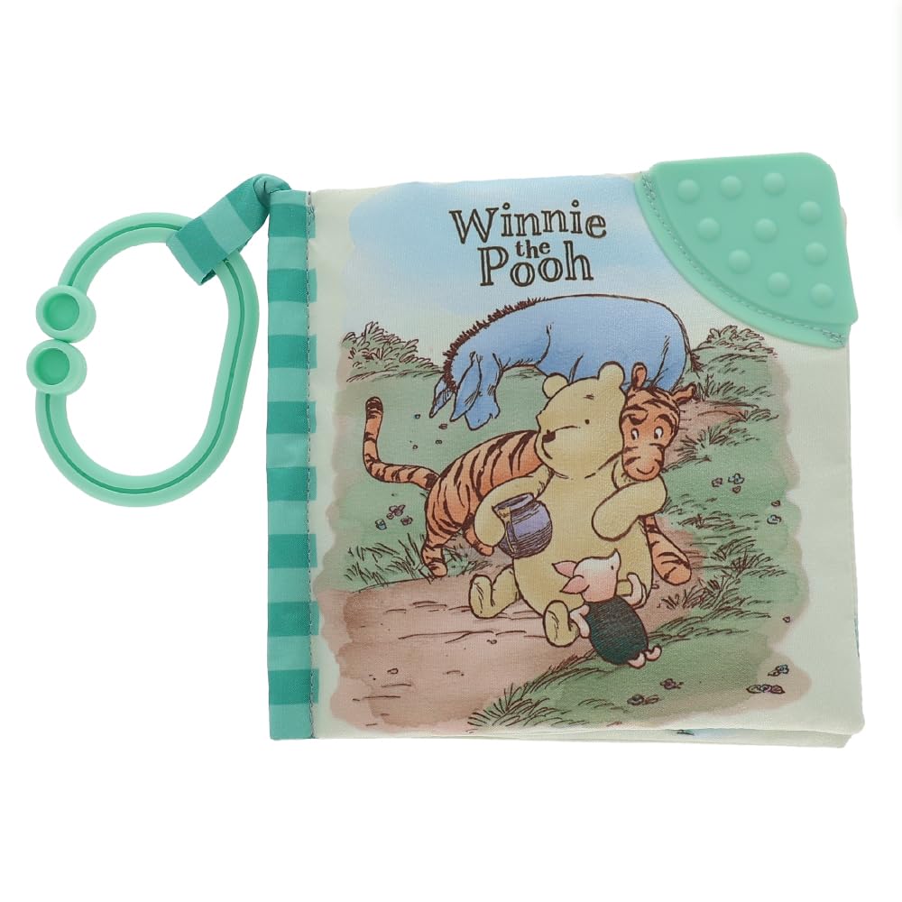 KIDS PREFERRED Winnie The Pooh Soft Book with On The Go Clip, 5 Inches