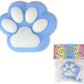 3.15In Cat Paws Squishies Toys For Stress Relief,Stick Squishy,Kawaii Mochi Squishy Sensory Toys(1Pcs-Blue)
