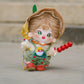 Niannyyhouse 20Cm Plush Doll Green Eyes Girl Humanoid Stuffed Body No Attribute 8' Normal Body Wearable Clothing Dress Up Gifts (A-12-Without Skeleton)