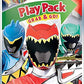Bendon Power Rangers Grab n Go Play Packs (12 Pack) Party Favors and 12 Thank You Cards