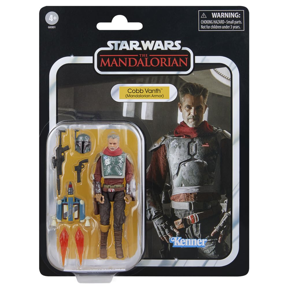 STAR WARS The Vintage Collection Cobb Vanth (Mandalorian protective covering)  Deluxe The Mandalorian 3.75 Inch Collectible Action Figure